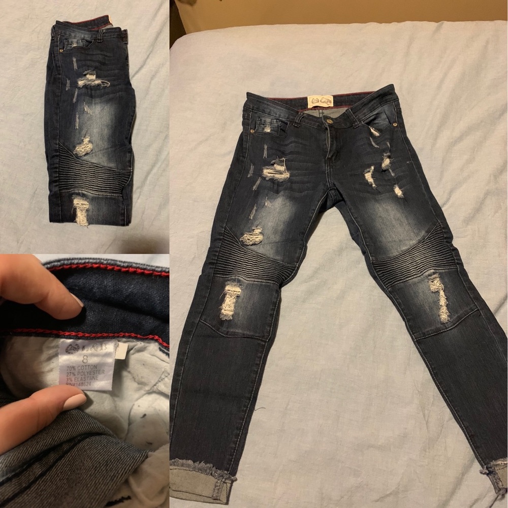 L&B ripped skinnies